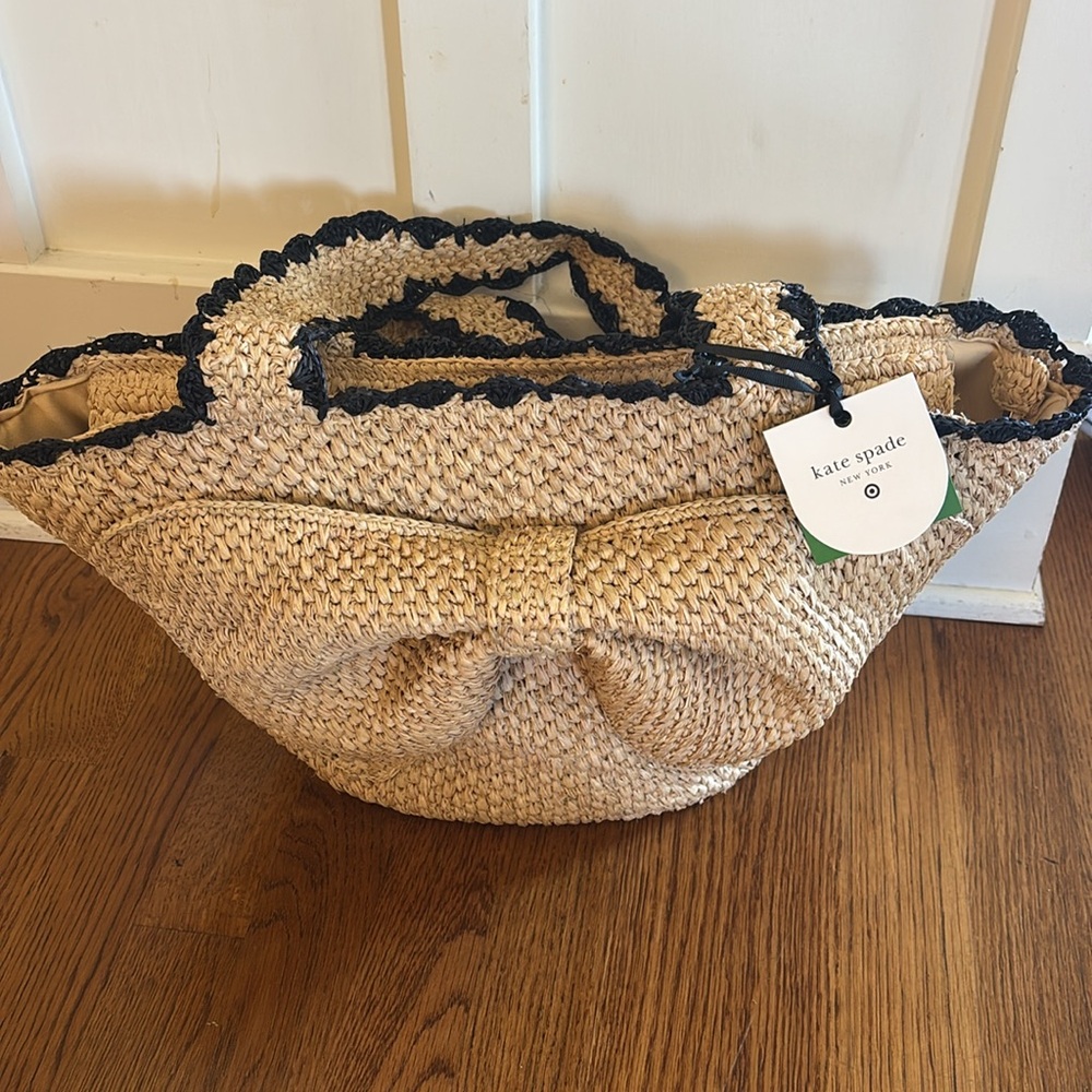 Kate spade x target Raffia handbag - Picture 2 of 3